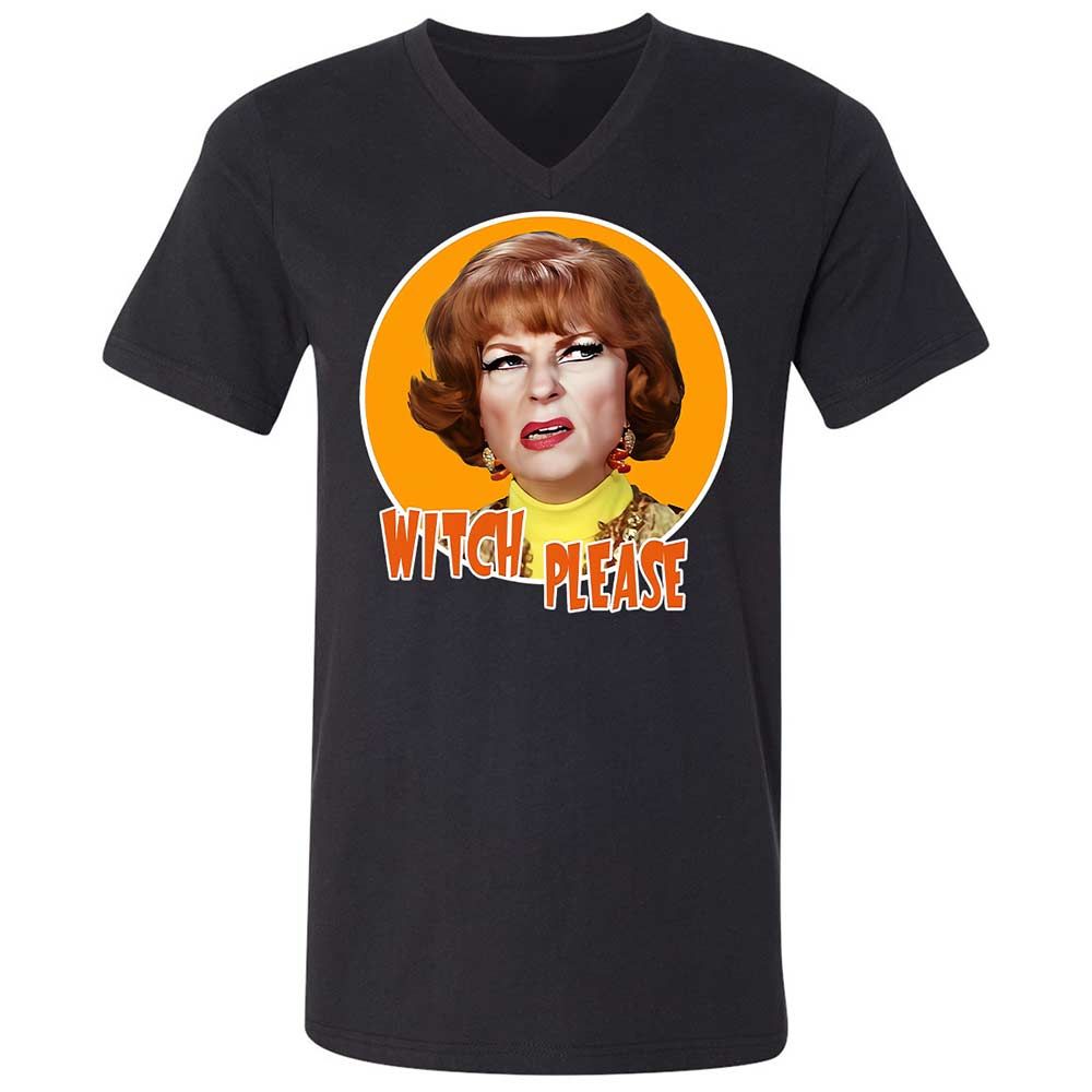 Unisex V-Neck T-Shirt - Y3EJEZ6C - Black - 1