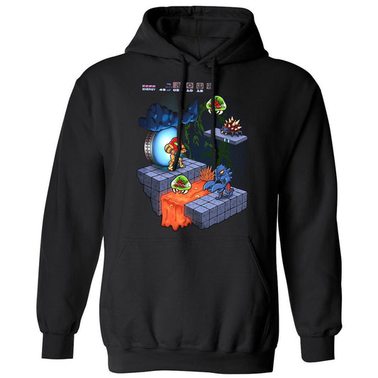 Classic Unisex Hoodie - EWH7MKDW - Black - 1