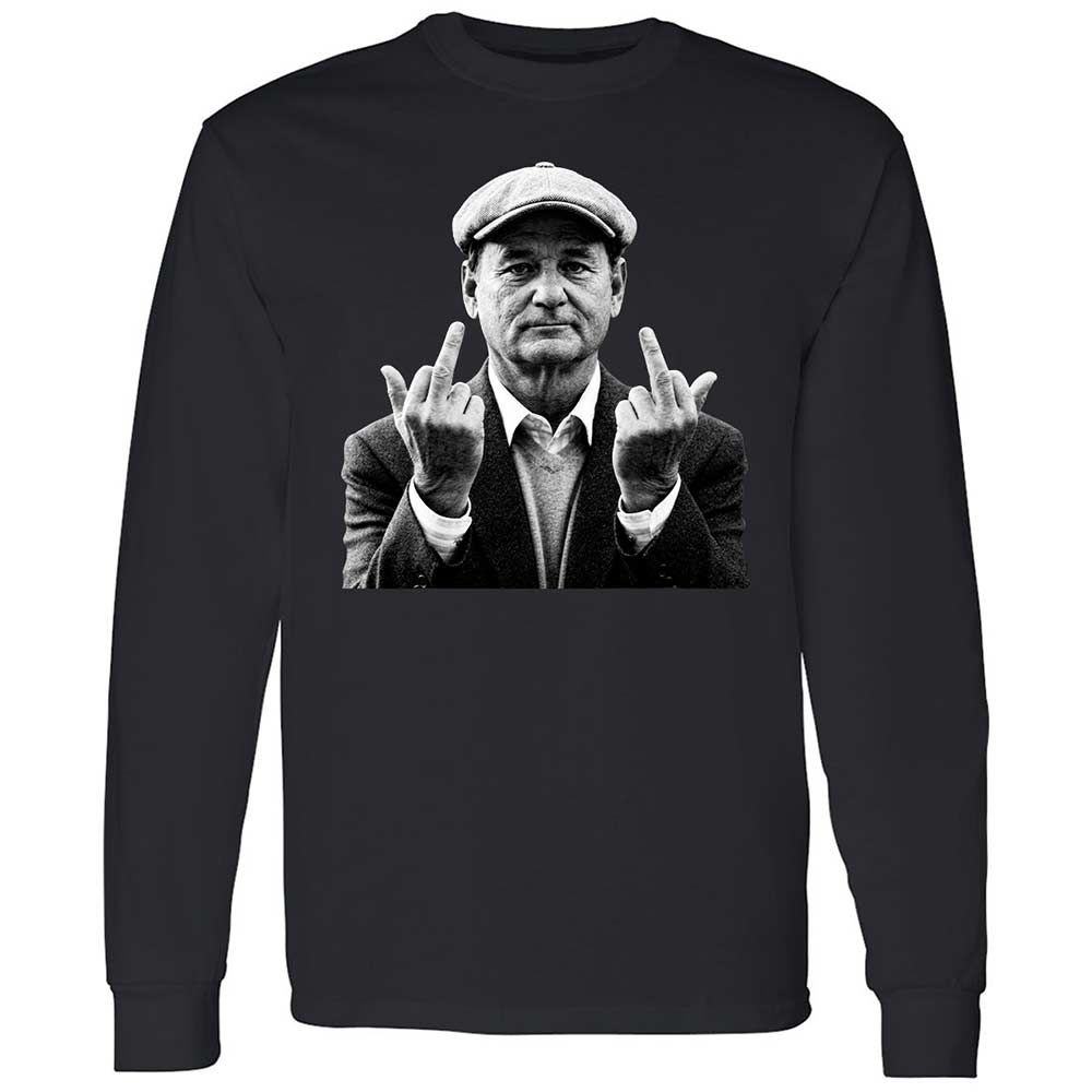 Bill Murray Middle Finger - Black - 1