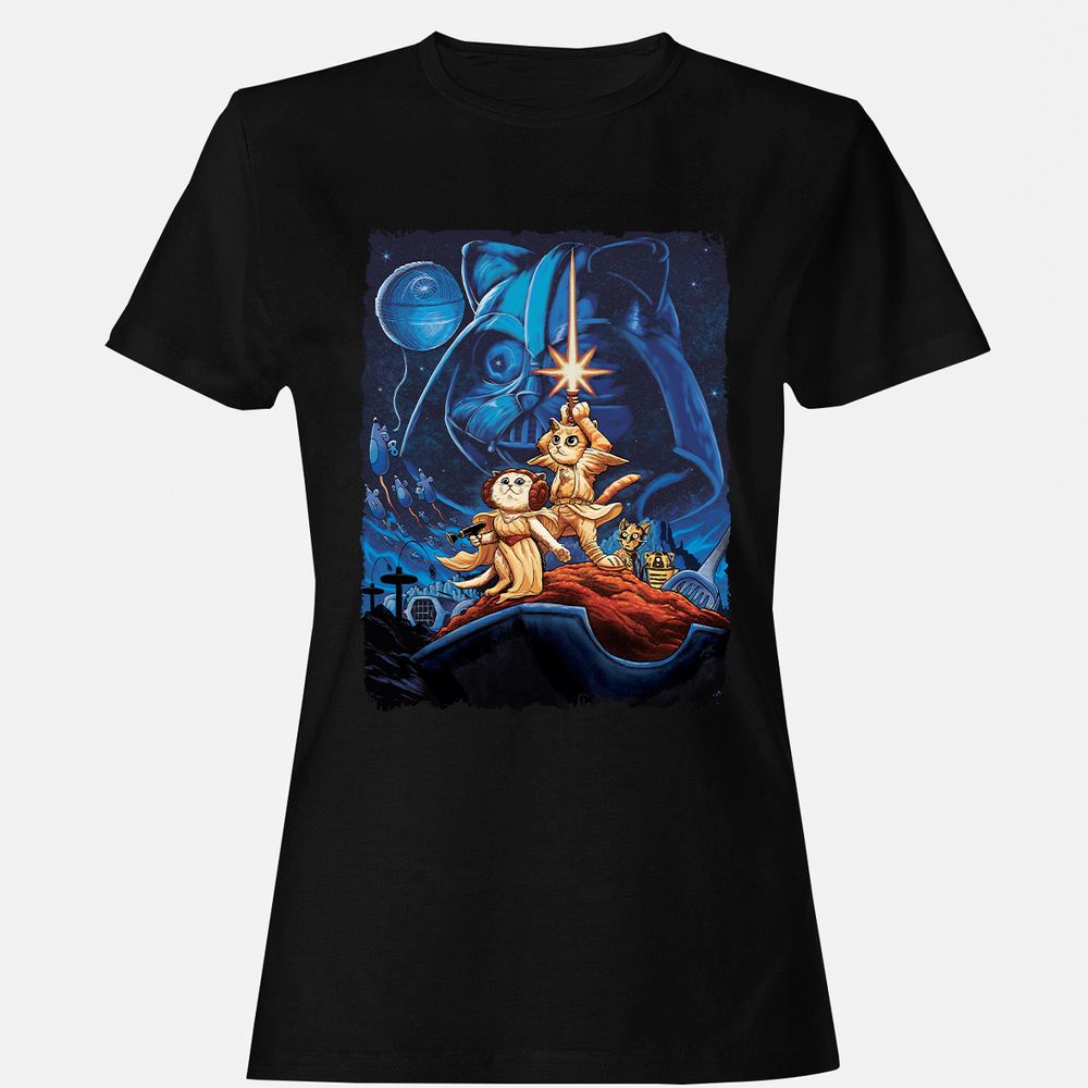 Women's T-Shirt - 7RBHSPWP - Black - 1