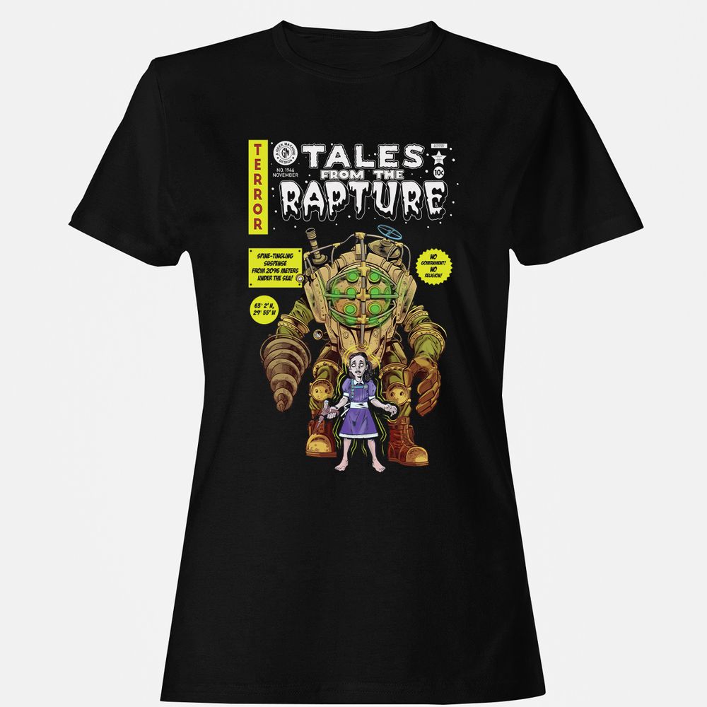 Women's T-Shirt - 96FZEA7Q - Black - 1