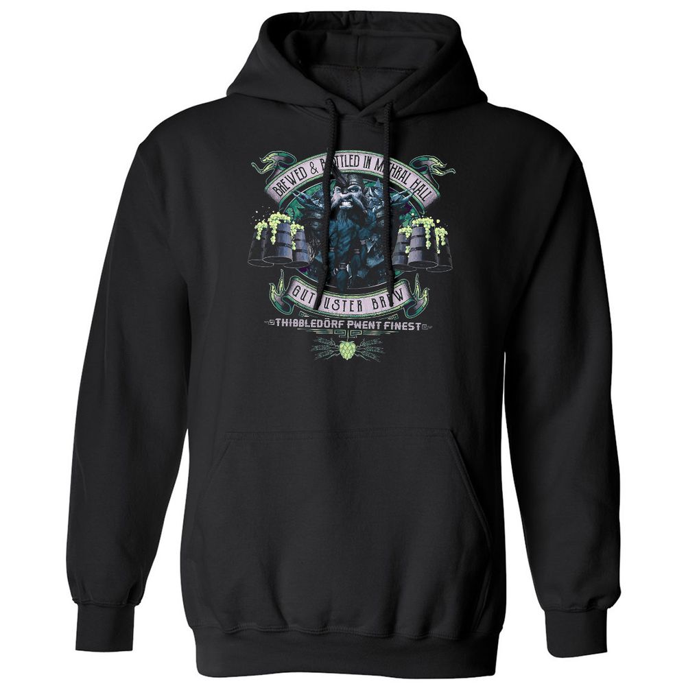 Classic Unisex Hoodie - XJQ16P8P - Black - 1
