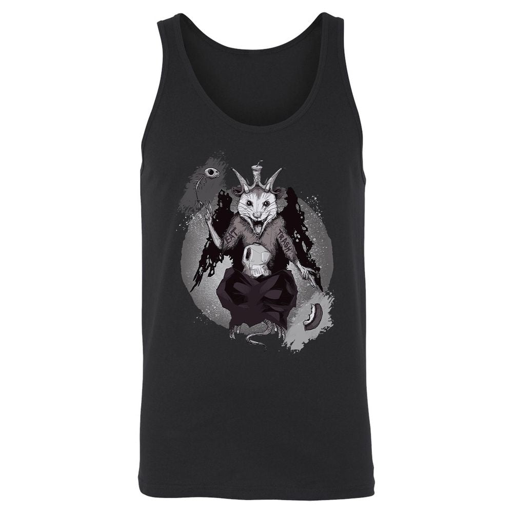 Unisex Jersey Tank - B4L6YQ9E - Black - 1