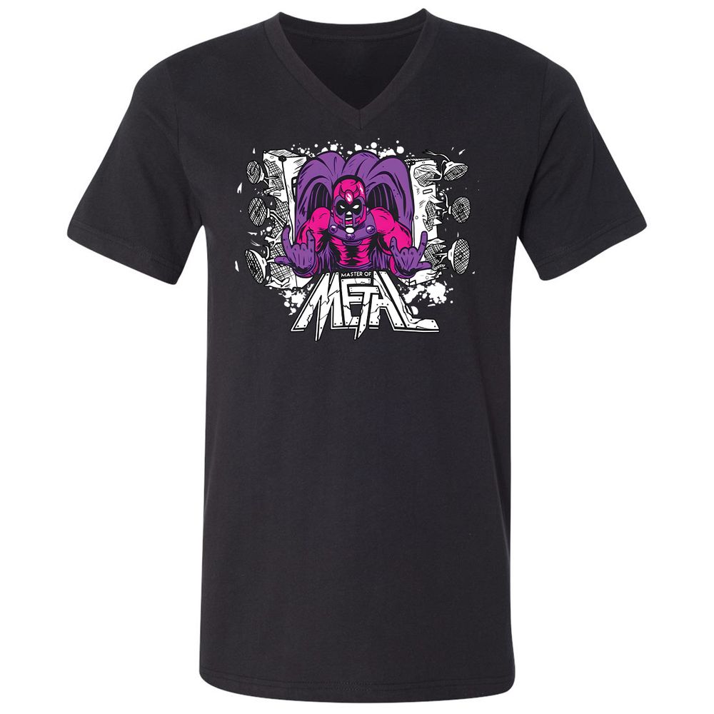 Unisex V-Neck T-Shirt - DJZ7S578 - Black - 1