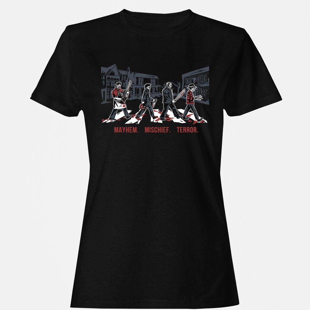 Women's T-Shirt - QEYV2LSL - Black - 1