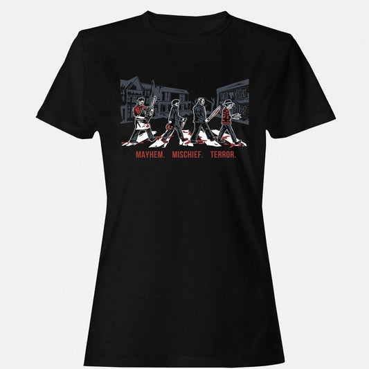 Women's T-Shirt - QEYV2LSL - Black - 1