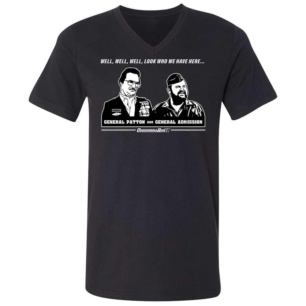 Unisex V-Neck T-Shirt - KND5NS4W - Black - 1