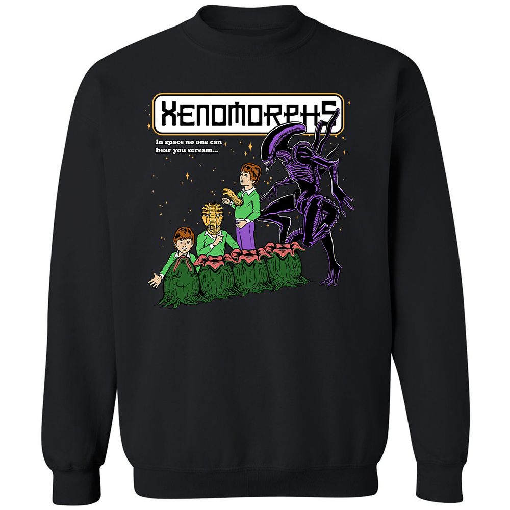 Classic Unisex Sweatshirt - 3EH7L2NJ - Black - 1