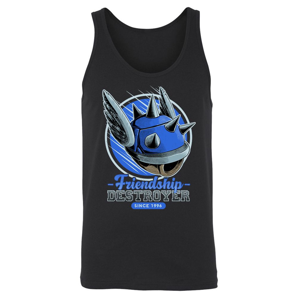 Unisex Jersey Tank - 9B3K8WGX - Black - 1