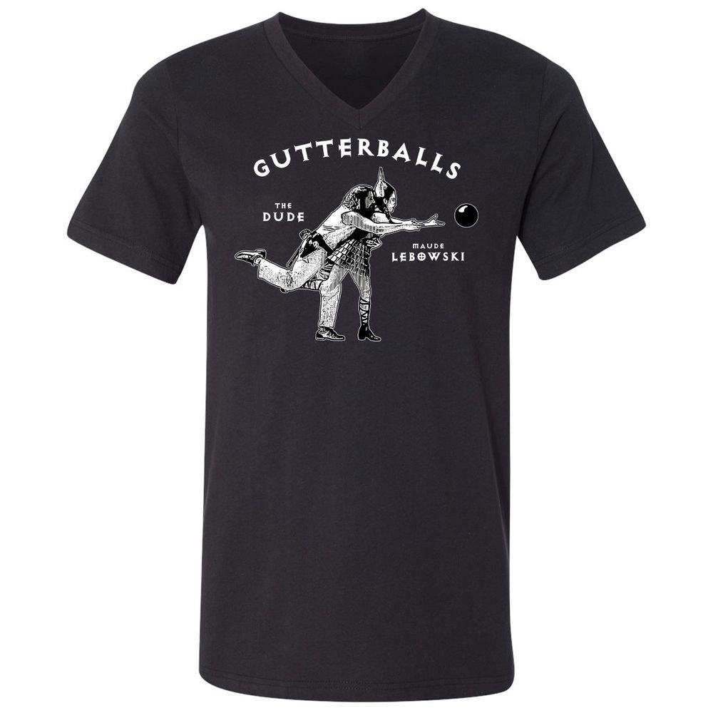 Unisex V-Neck T-Shirt - 9G7K5227 - Black - 1