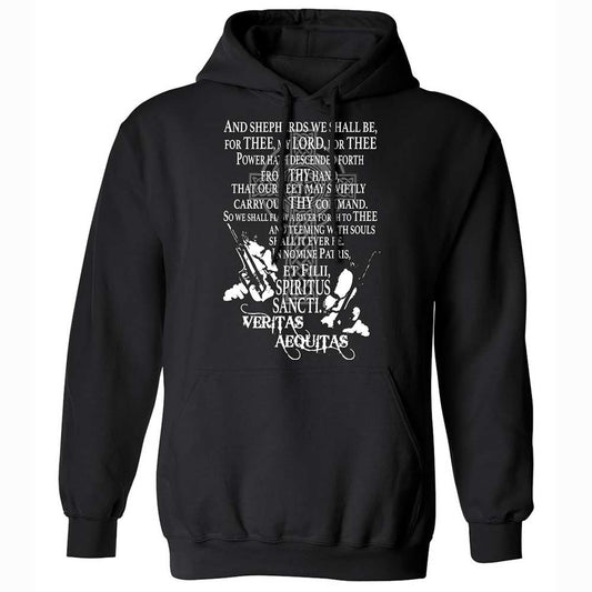 Classic Unisex Hoodie - 8GSEAMFZ - Black - 1