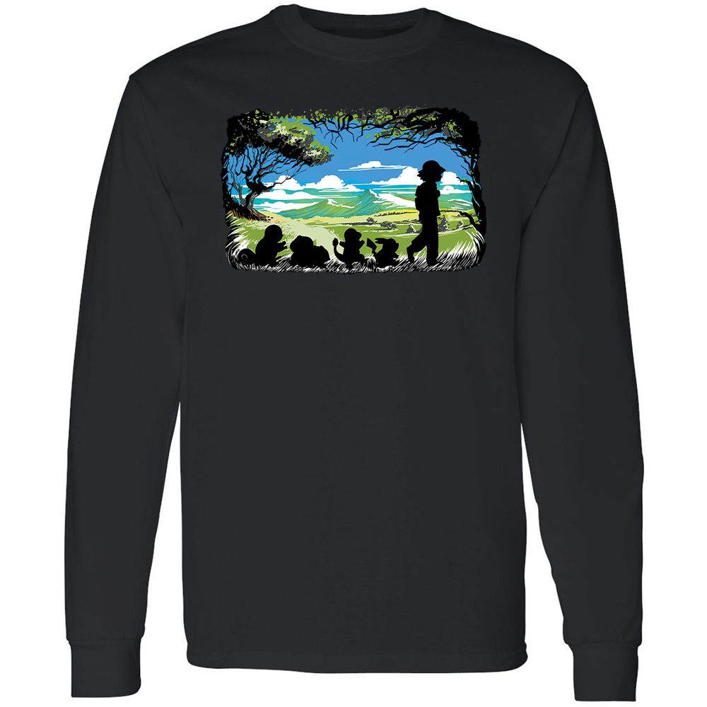 Long Sleeve T-Shirt - CN9NVTKC - Black - 1