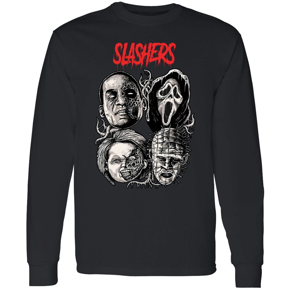 Long Sleeve T-Shirt - GFHQT73Z - Black - 1