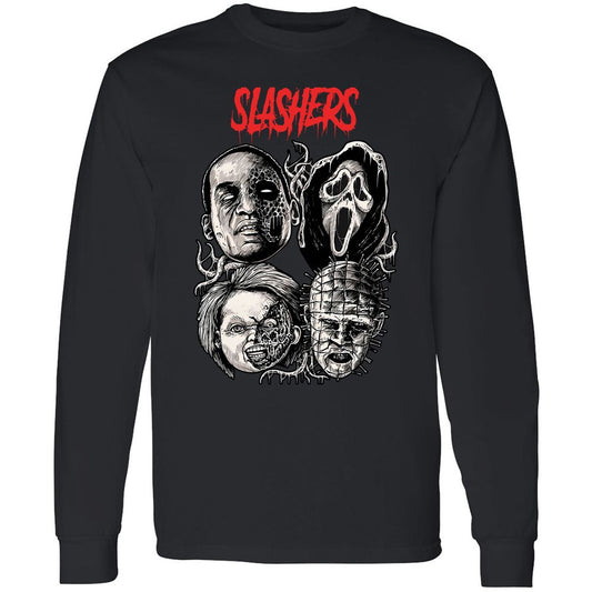 Long Sleeve T-Shirt - GFHQT73Z - Black - 1