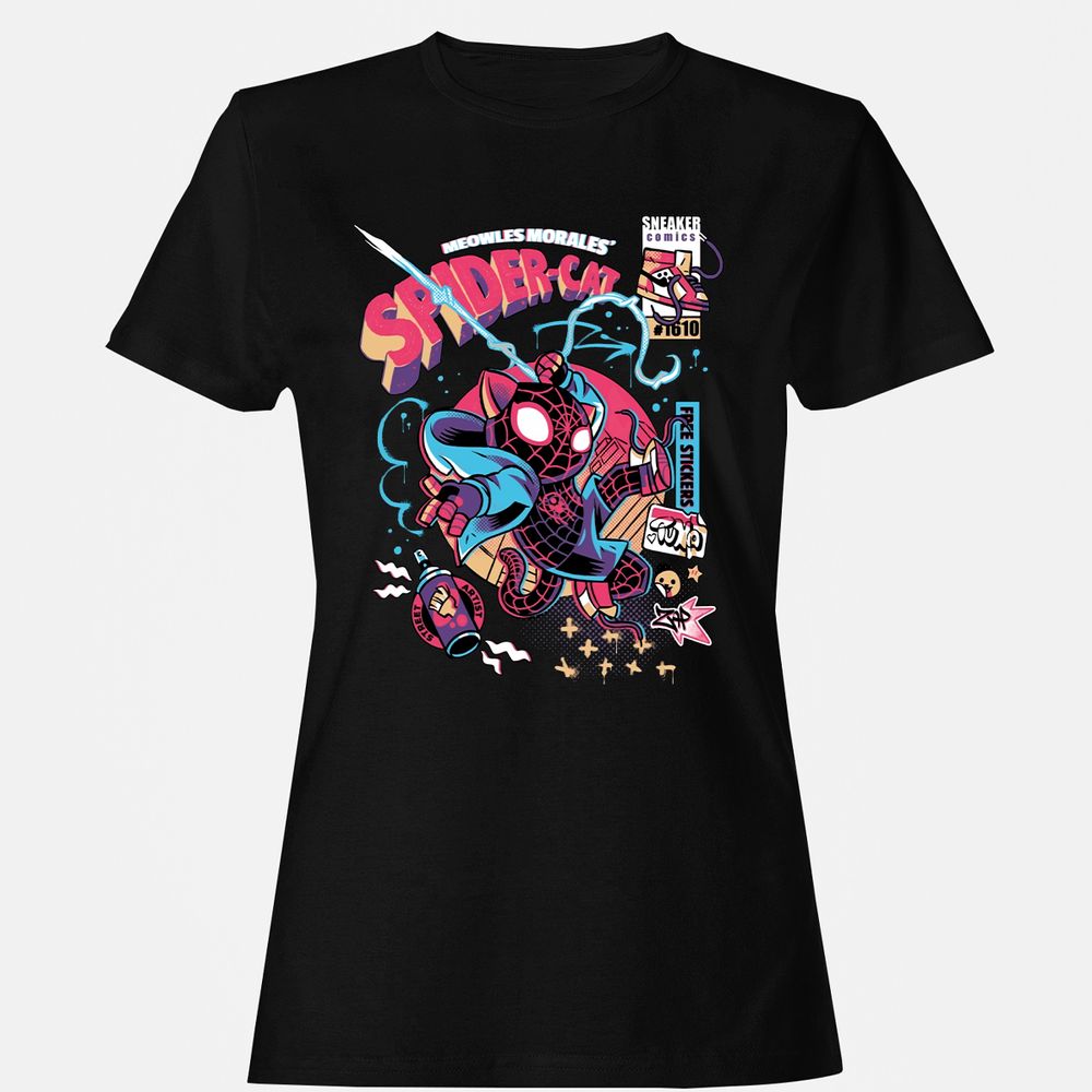 Women's T-Shirt - NHDQLP28 - Black - 1