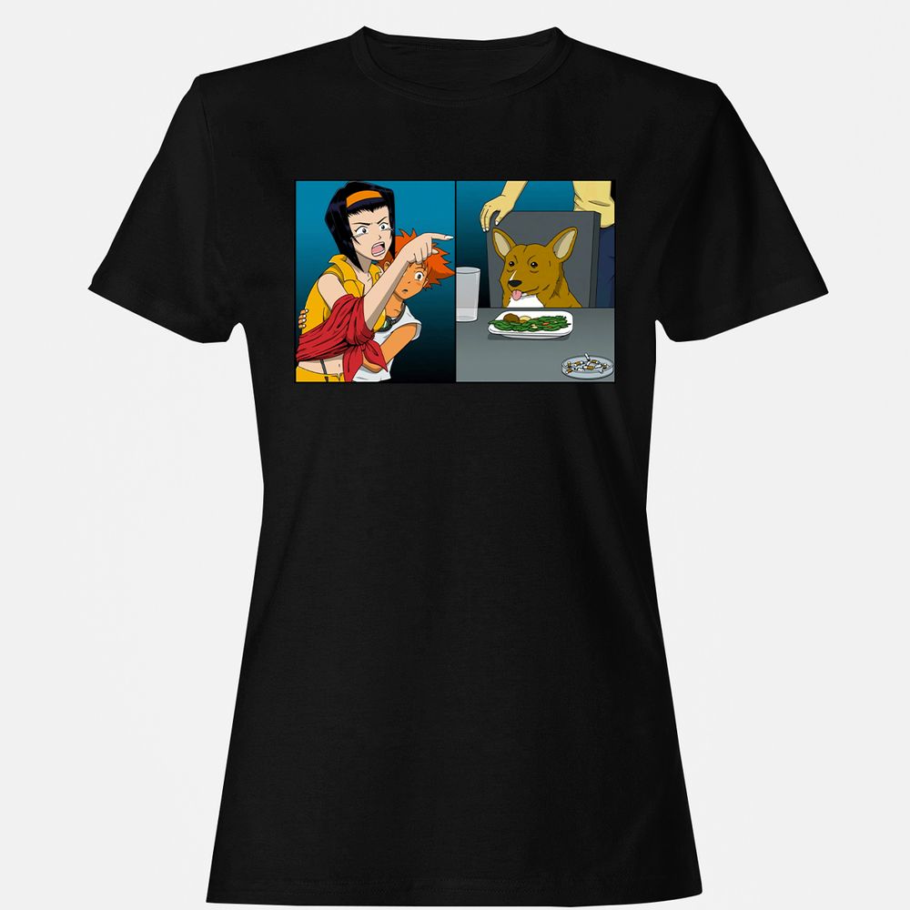 Women's T-Shirt - A3HDH2EF - Black - 1
