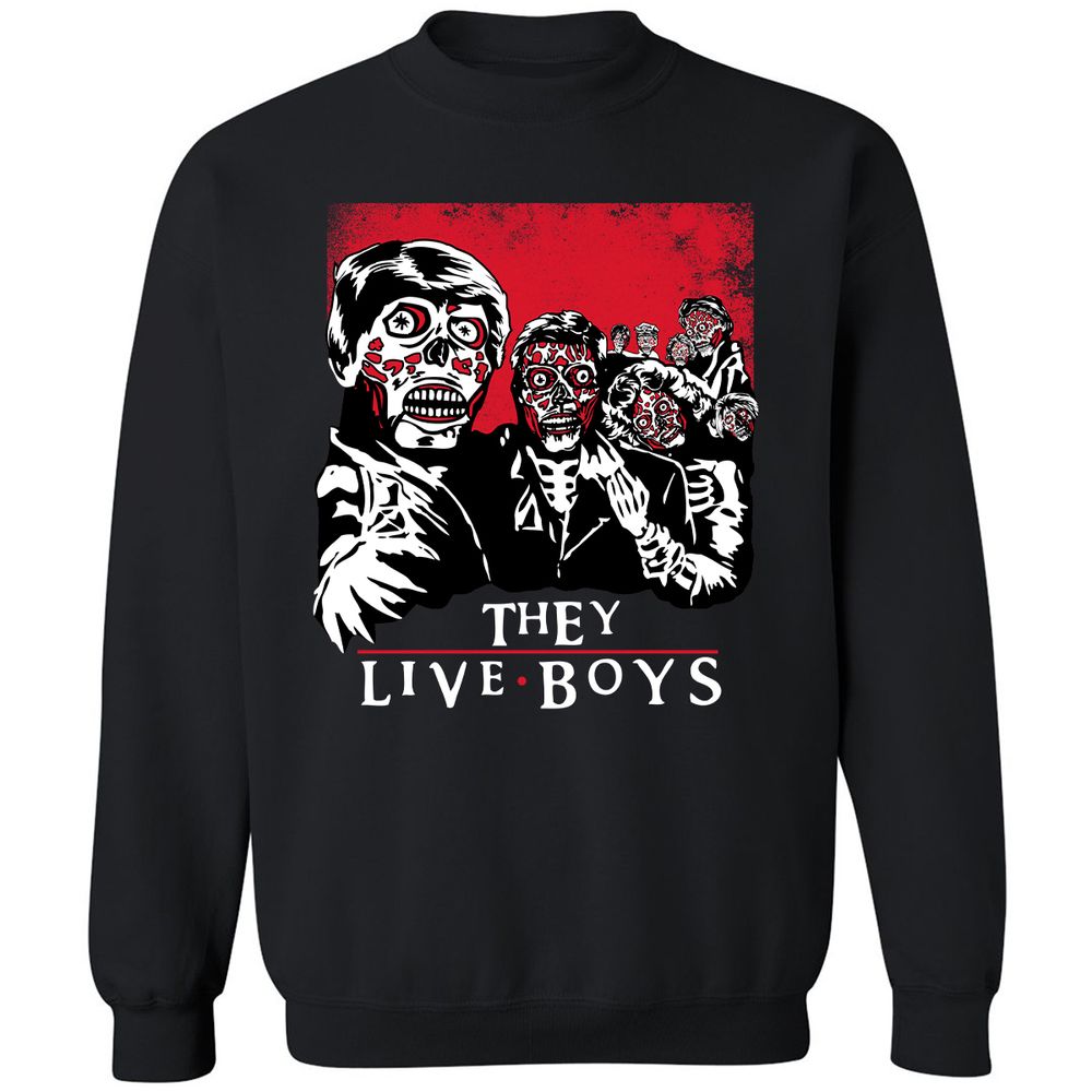 Classic Unisex Sweatshirt - 6YV7RH2T - Black - 1