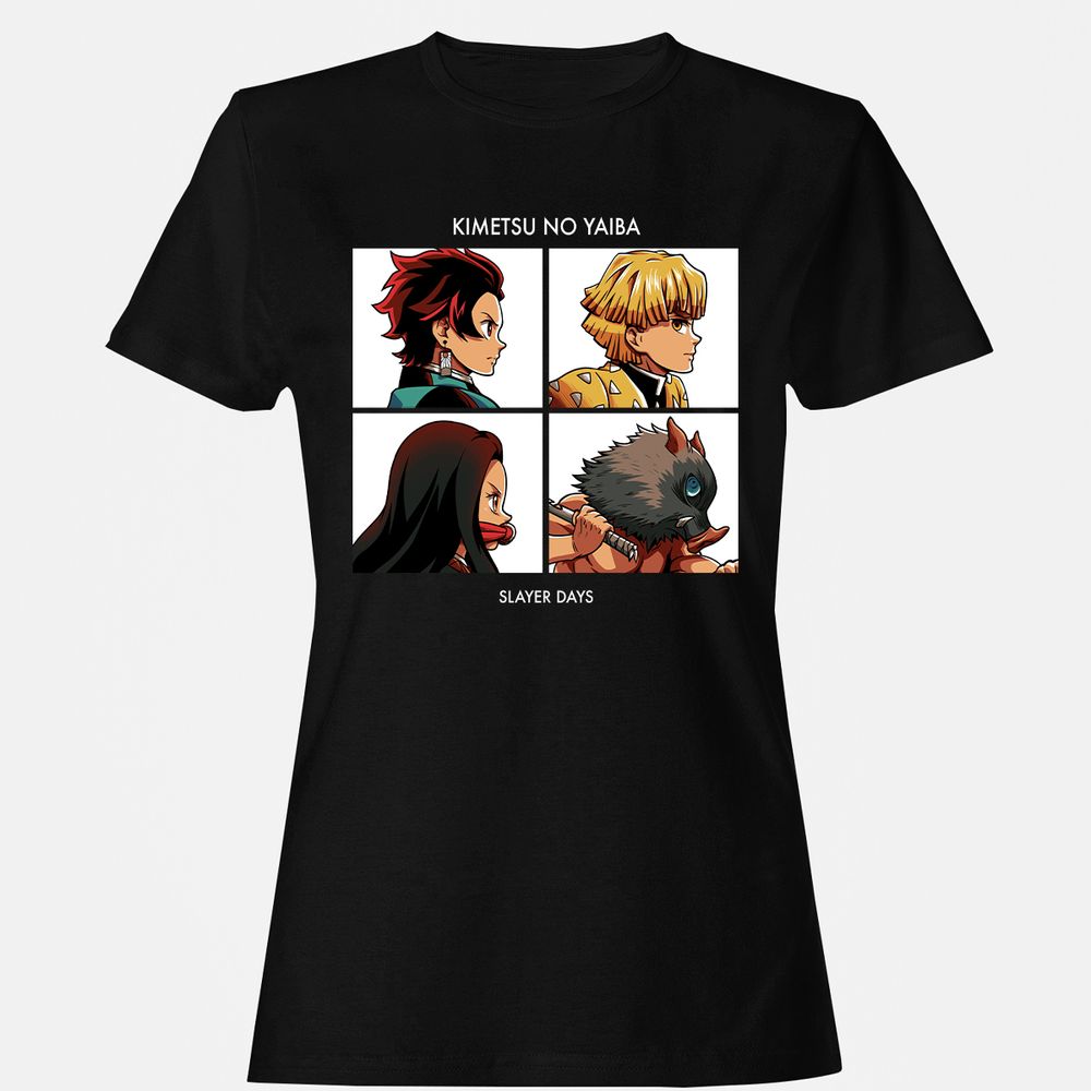 Women's T-Shirt - J3X7MPVH - Black - 1