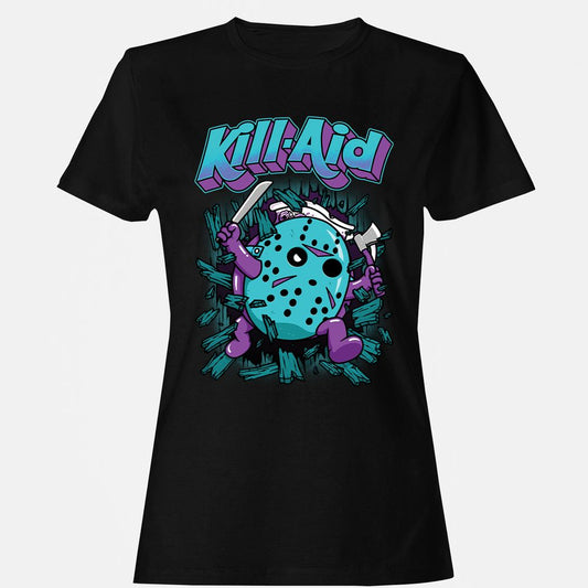 Women's T-Shirt - HQD84ZHB - Black - 1