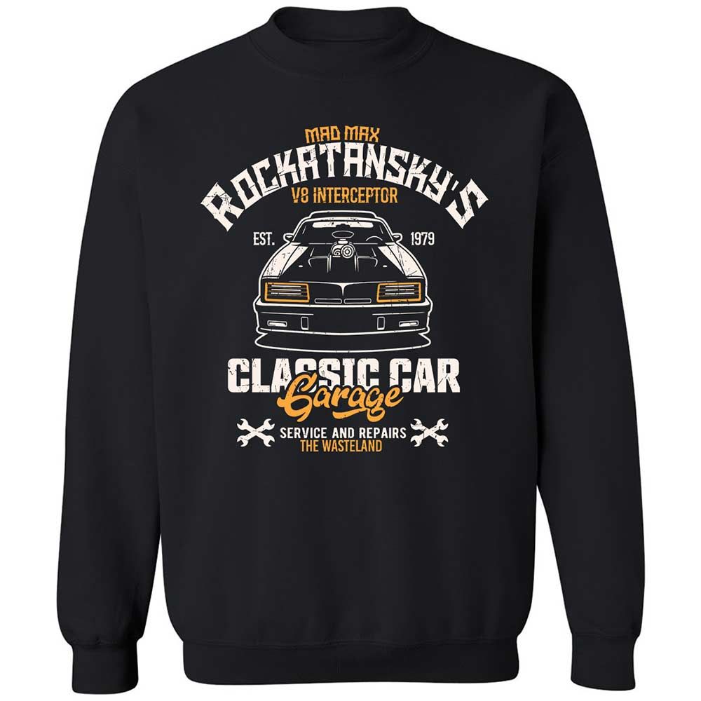 Classic Unisex Sweatshirt - LRQ6Q44V - Black - 1