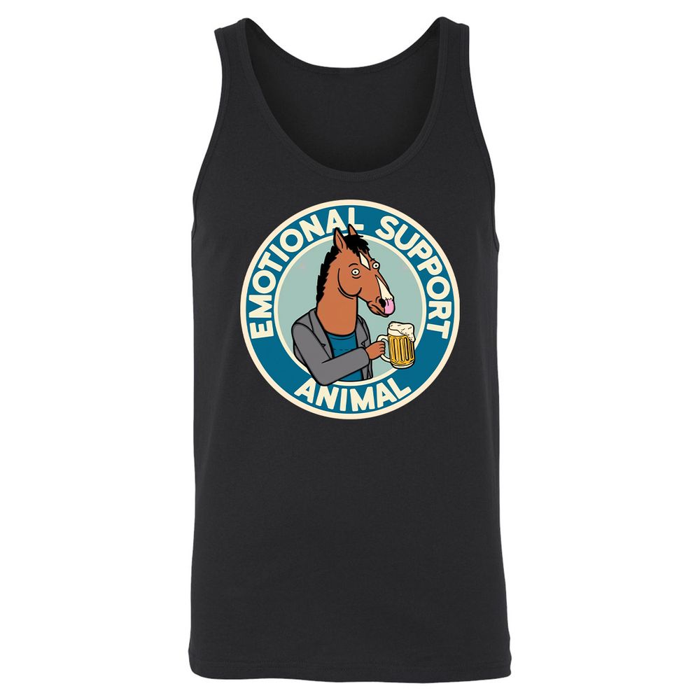Unisex Jersey Tank - Y1CPJDX2 - Black - 1