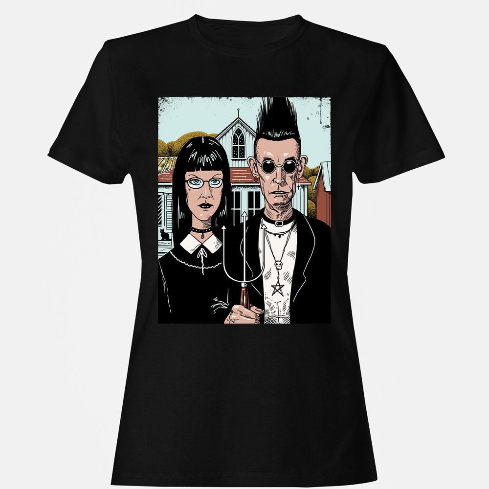 Women's T-Shirt - KY98DPD8 - Black - 1