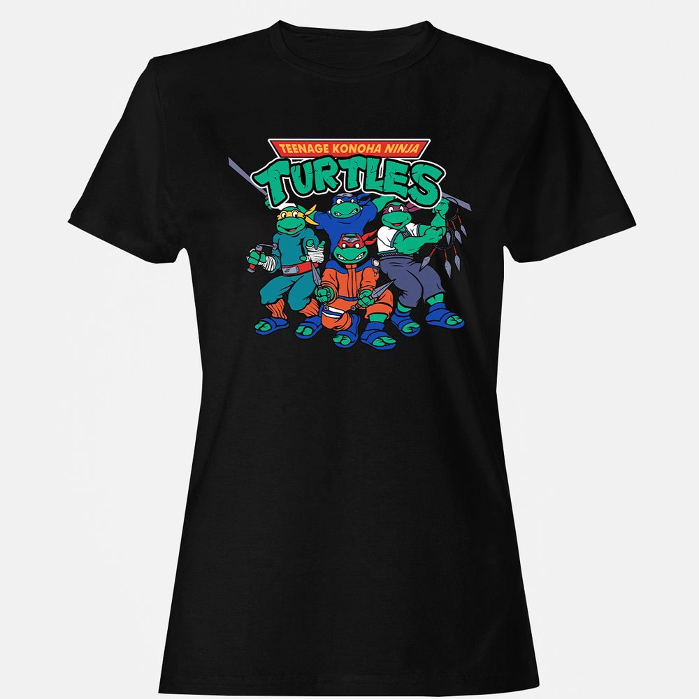 Women's T-Shirt - 6862RZ1W - Black - 1