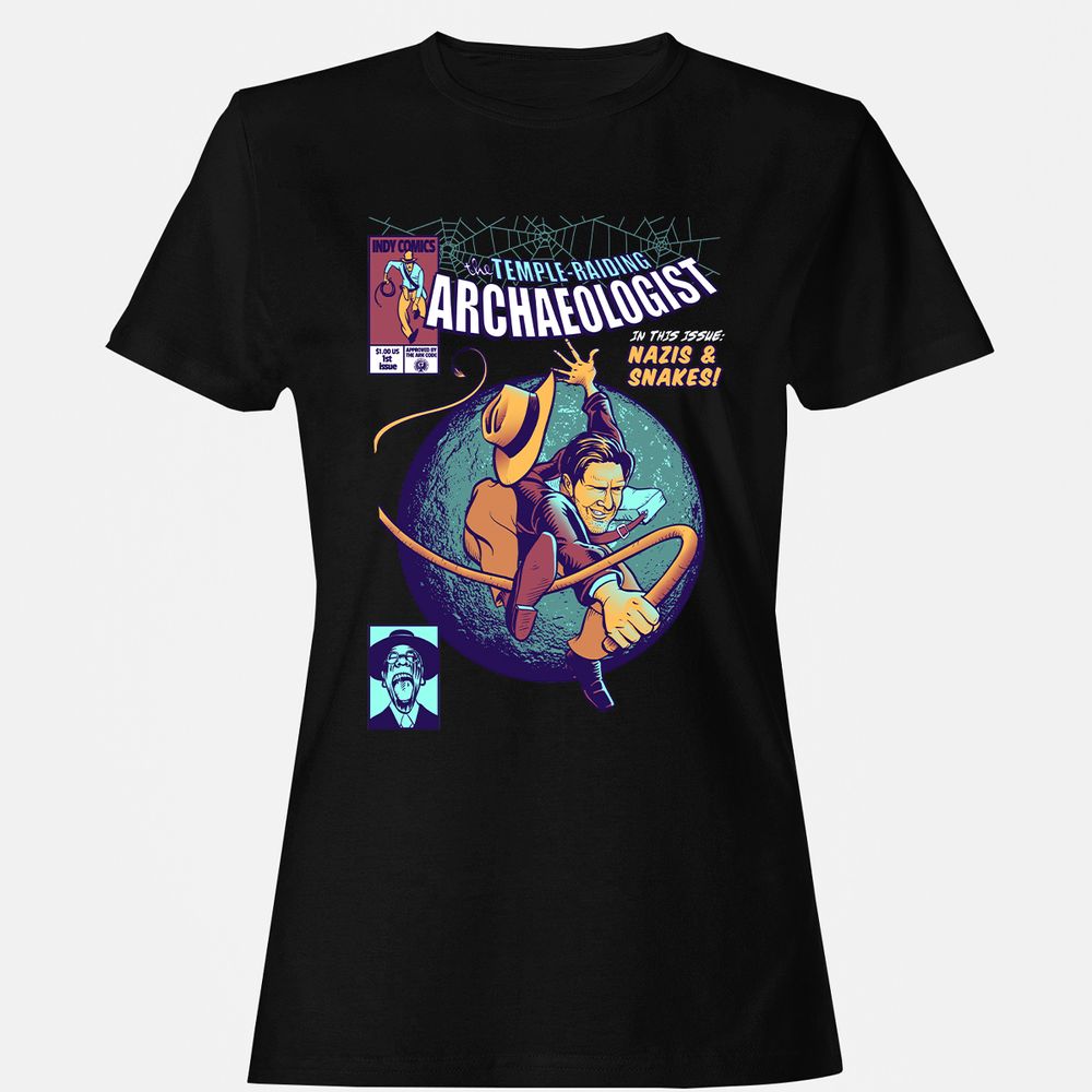 Women's T-Shirt - T7MQZX6J - Black - 1