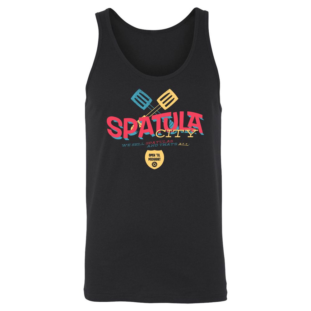 Unisex Jersey Tank - FRN8B99D - Black - 1