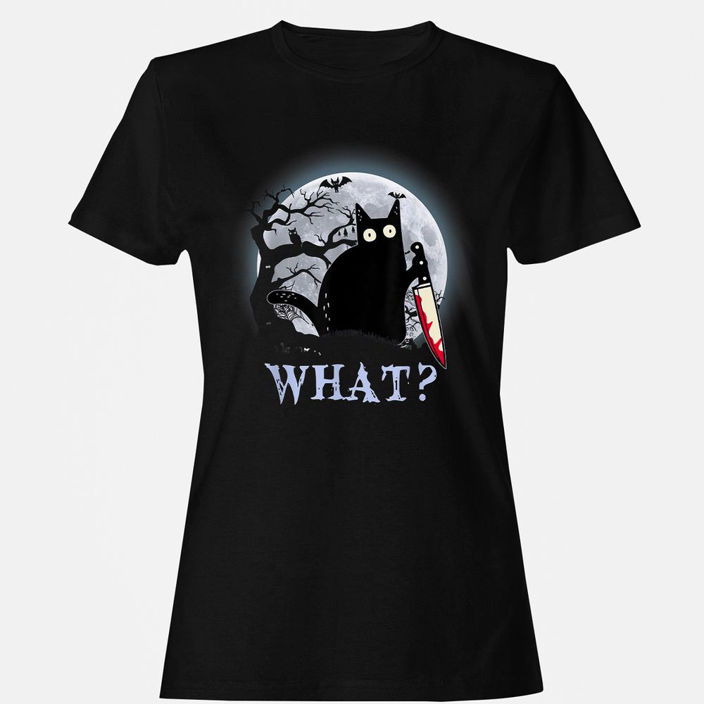 Women's T-Shirt - ELTKGXMF - Black - 1