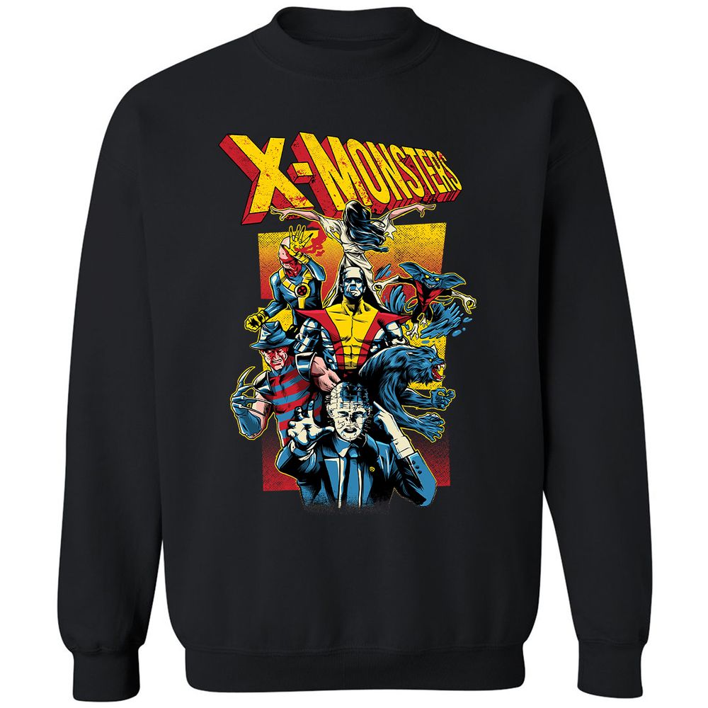 Classic Unisex Sweatshirt - X5UQ8TN9 - Black - 1