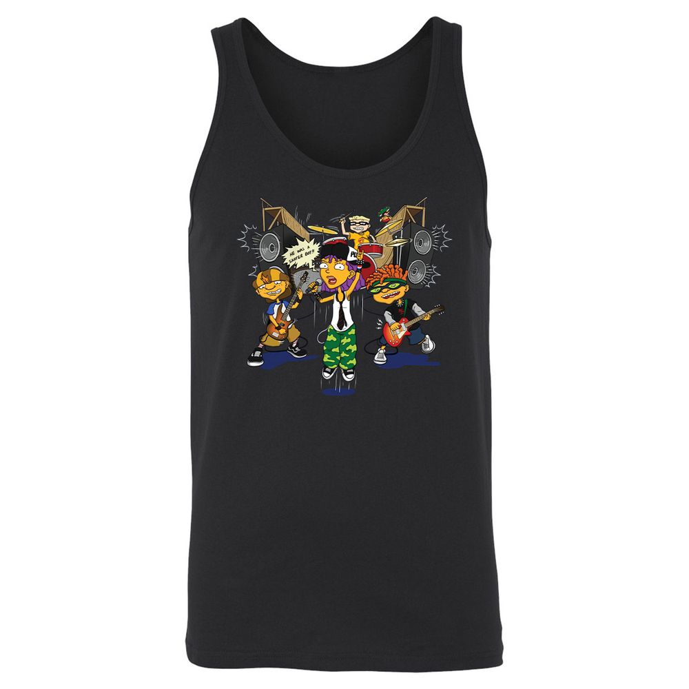 Unisex Jersey Tank - 6Y1AFX7T - Black - 1
