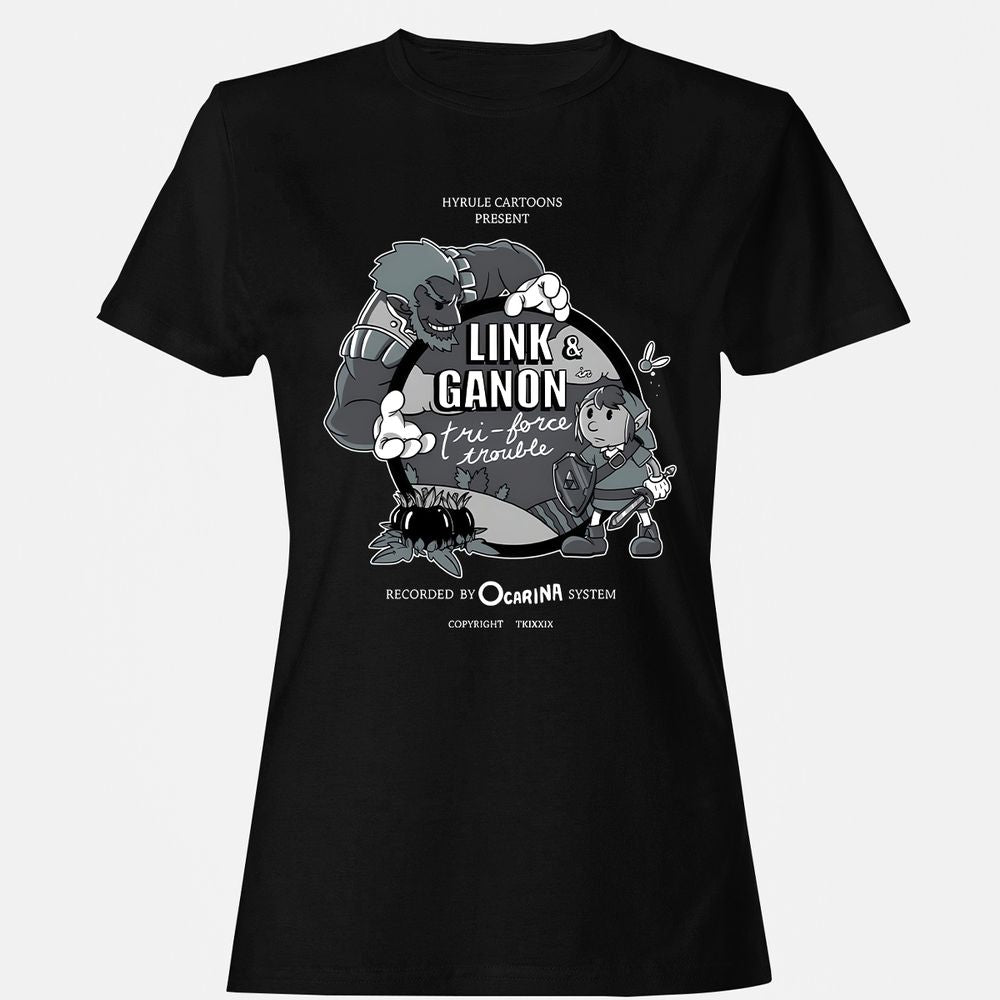 Women's T-Shirt - MHYL88ZX - Black - 1