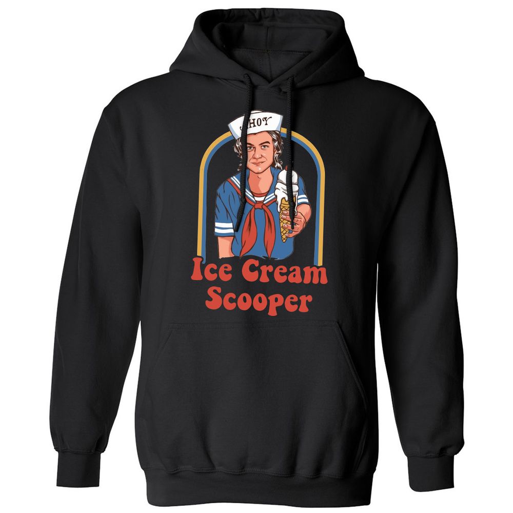 Classic Unisex Hoodie - ZZWQRQU4 - Black - 1