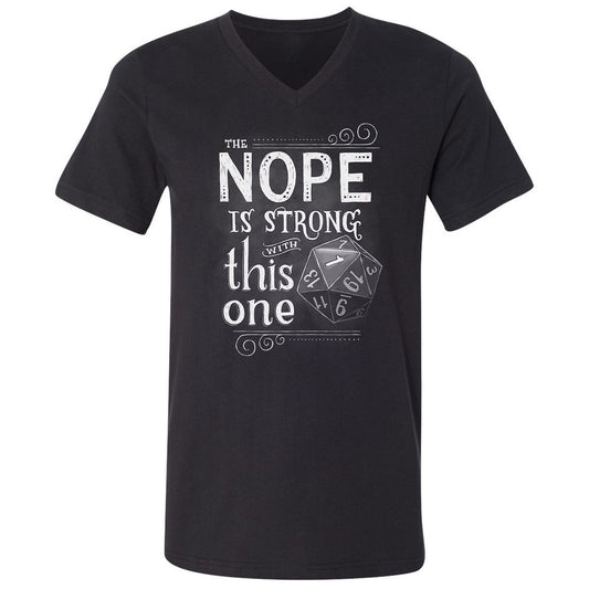 Unisex V-Neck T-Shirt - 28GQP5LC - Black - 1