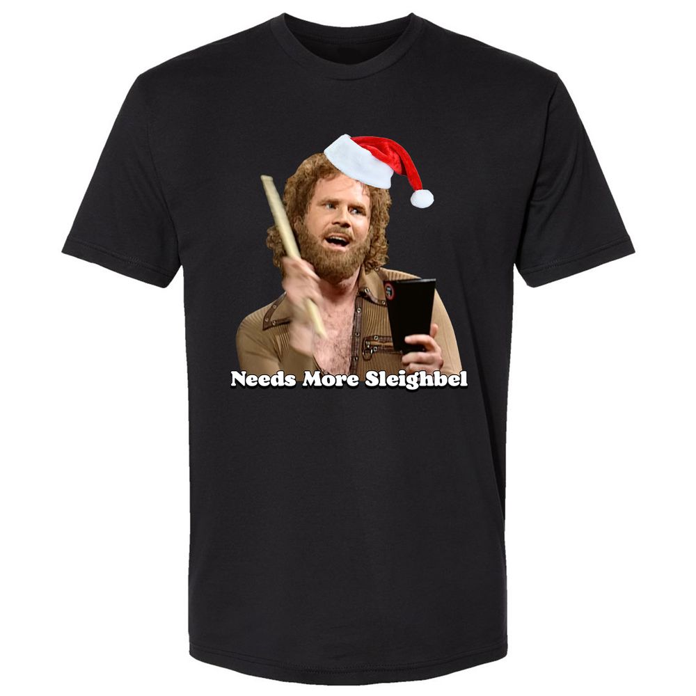 Needs More Sleighbel - Black - 1