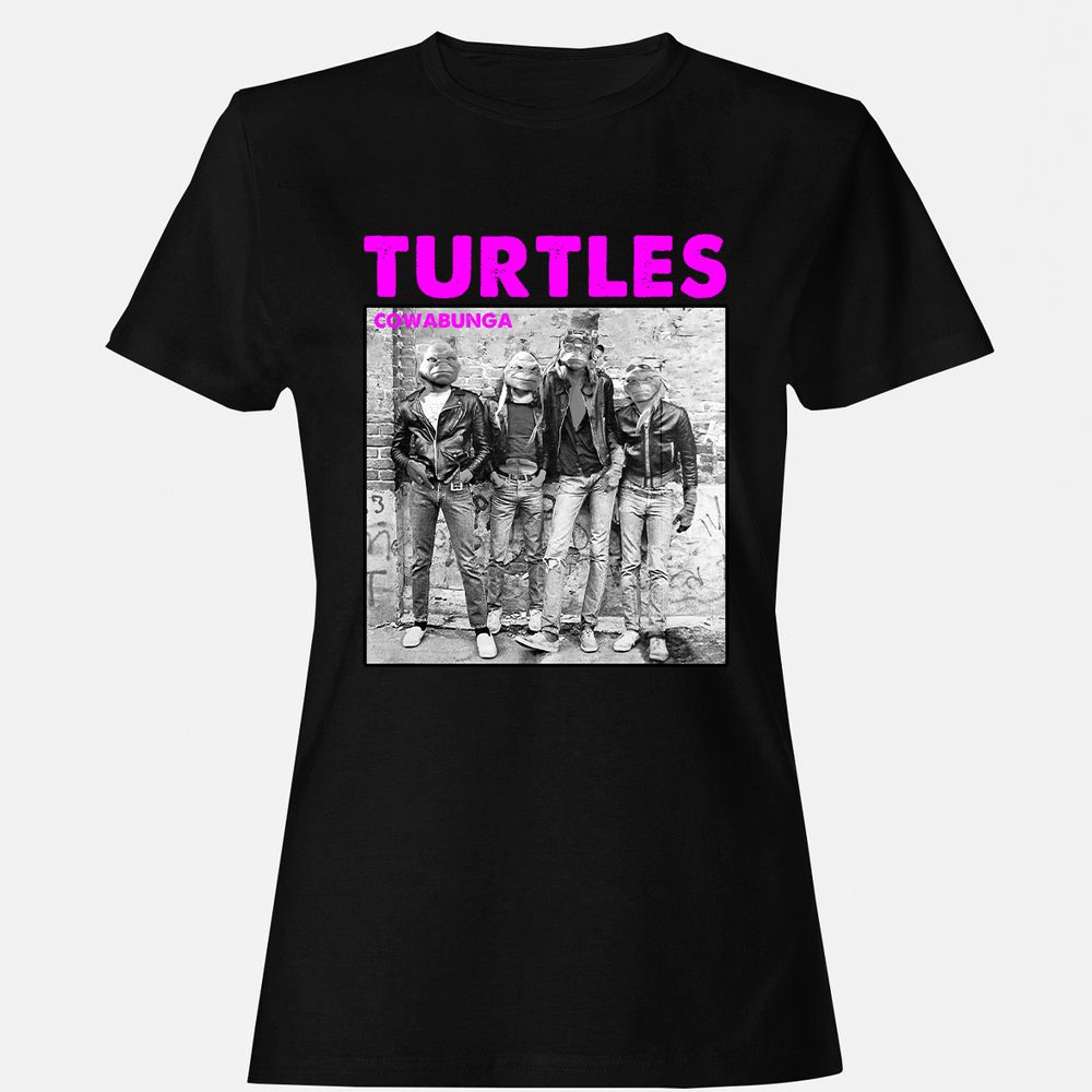 Women's T-Shirt - 9BF9ZP8Q - Black - 1