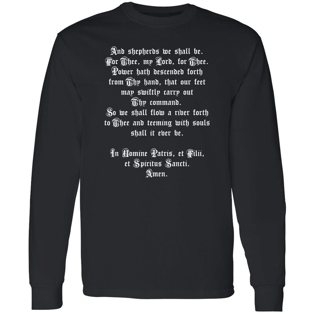 Long Sleeve T-Shirt - 56D5BQ6J - Black - 1