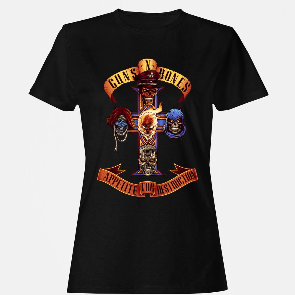 Women's T-Shirt - KR6GLYD1 - Black - 1
