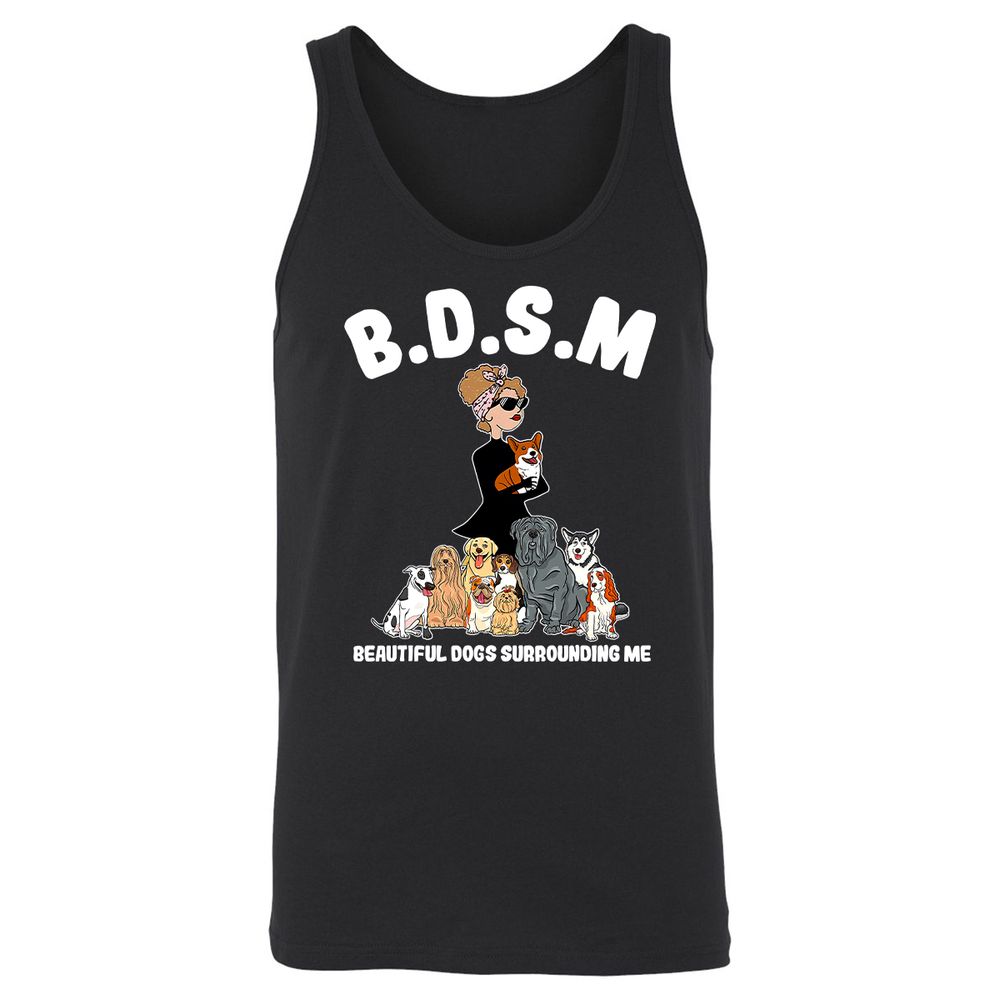 Unisex Jersey Tank - MHPVNNY7 - Black - 1
