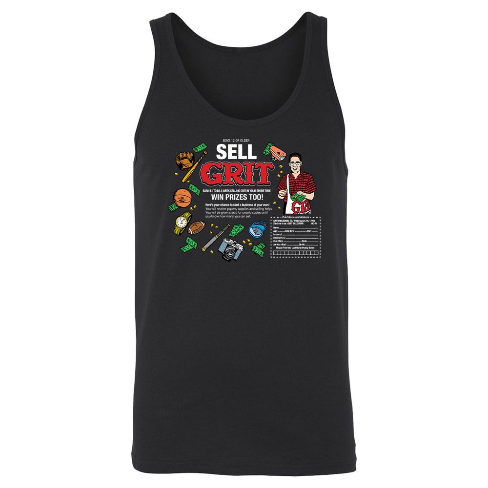 Unisex Jersey Tank - 55PXCDY7 - Black - 1