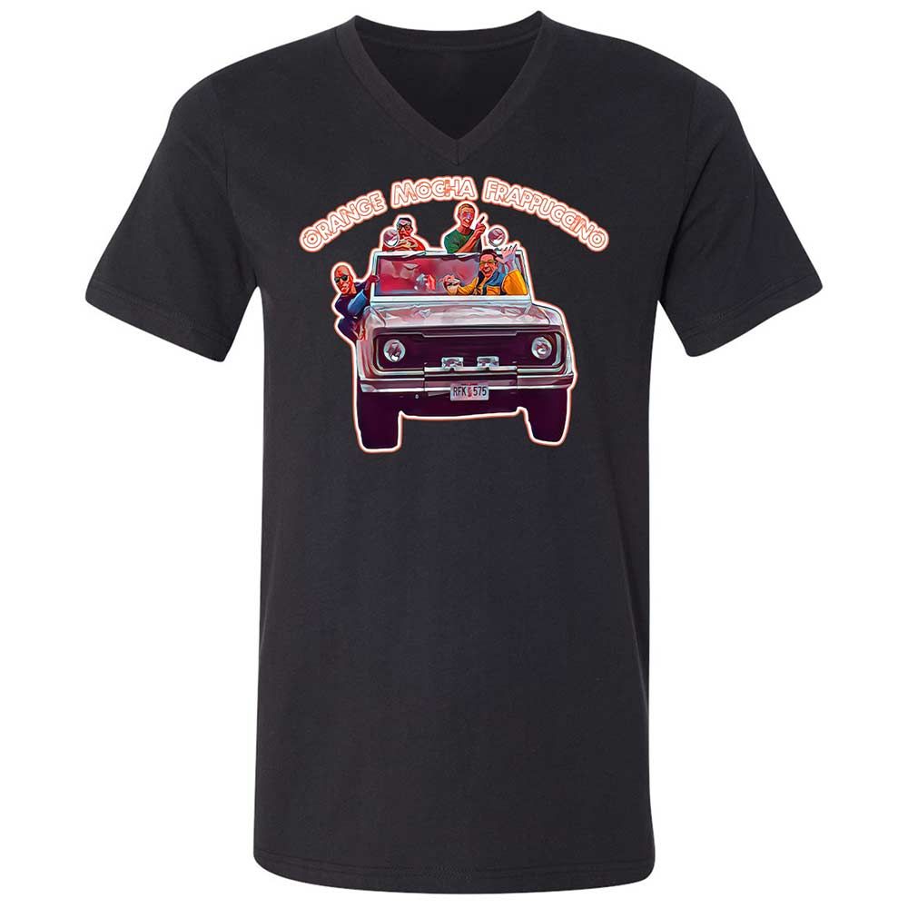 Unisex V-Neck T-Shirt - N4HQE1B5 - Black - 1