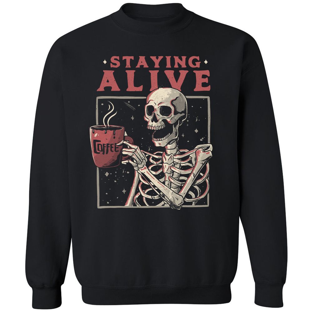 Classic Unisex Sweatshirt - 9QCSUPGN - Black - 1