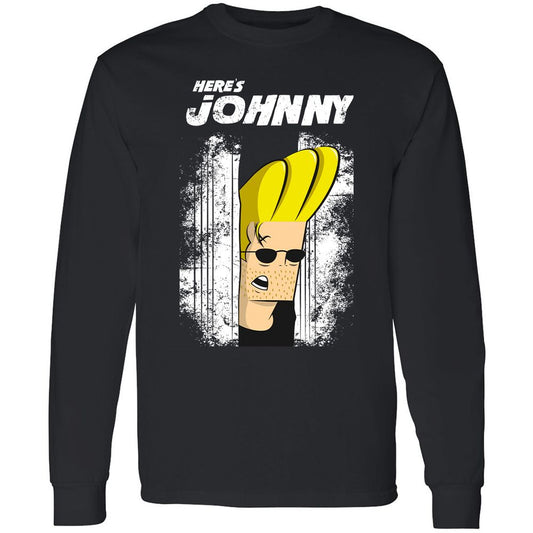 Long Sleeve T-Shirt - K9AWQBVX - Black - 1