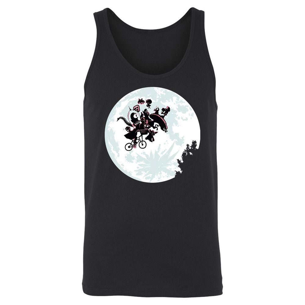 Unisex Jersey Tank - 14JTFN9Y - Black - 1
