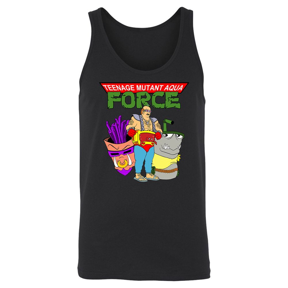 Unisex Jersey Tank - QAXSNB2H - Black - 1