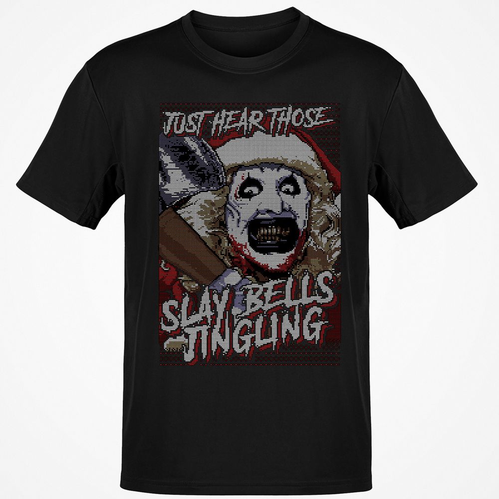 Slay Bells Jingling Classic Unisex T-Shirt - Black - 1