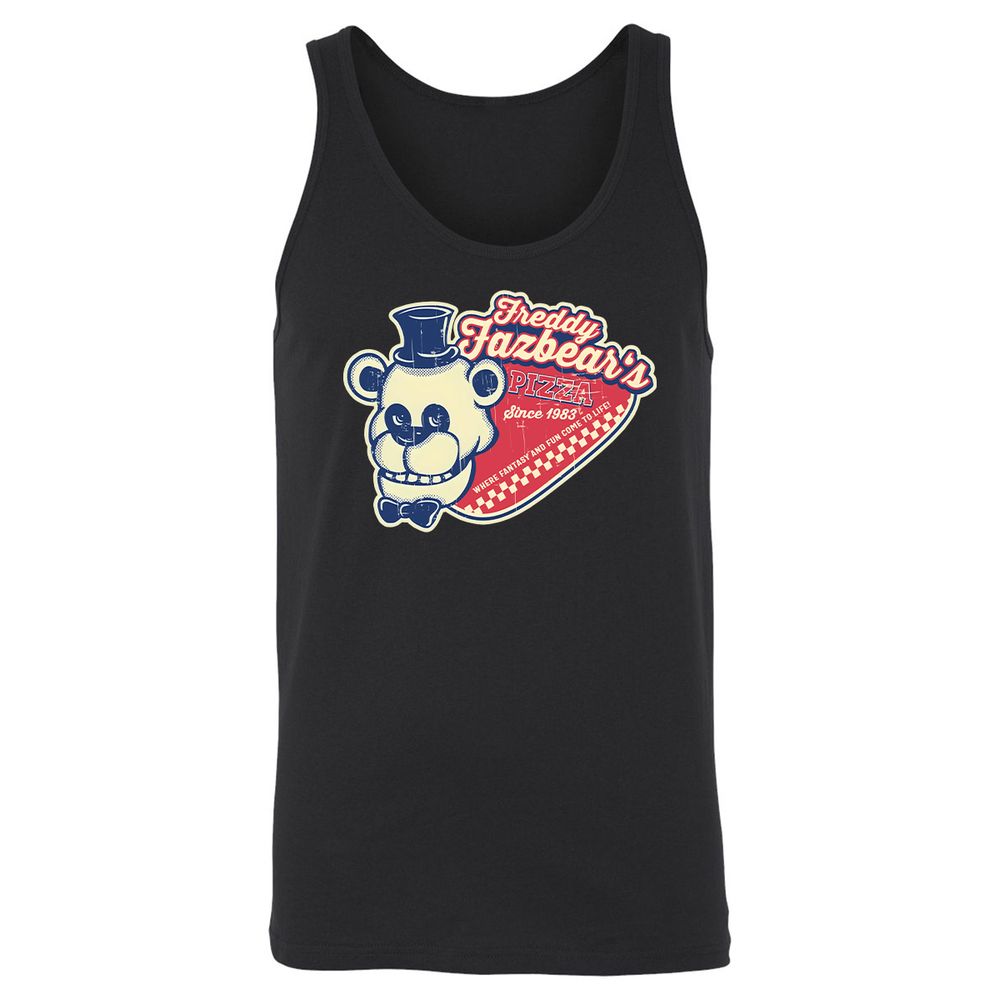 Unisex Jersey Tank - QGGBGLJL - Black - 1