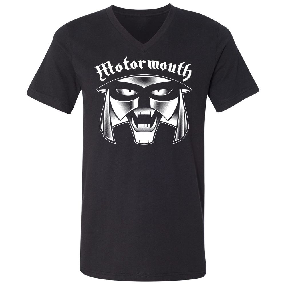 Unisex V-Neck T-Shirt - EGYZQ5KJ - Black - 1