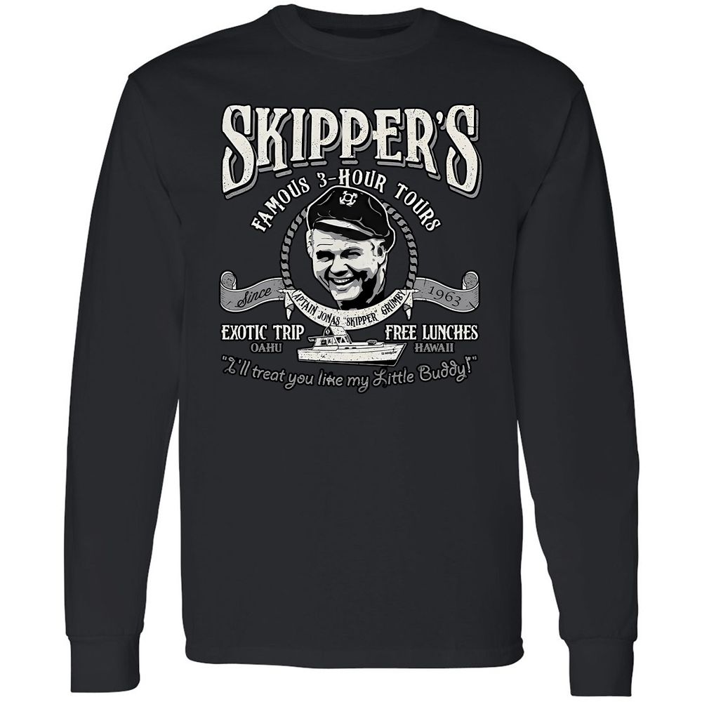 Long Sleeve T-Shirt - RVSWJZMS - Black - 1